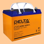 Аккумуляторная батарея (АКБ) к ибп Delta DTM 1233 L (12В/33 А·ч) 1233 L (12-33) для насосов и котлов - фото