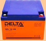 GEL 12-26 Батарея для ибп  Delta - фото
