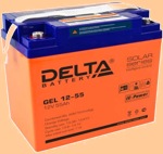 GEL 12-55 Батарея для ибп  Delta - фото