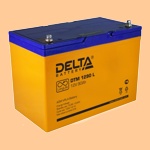 Аккумуляторная батарея (АКБ)  к ибп Delta DTM 1290 L (12В/90 А·ч) 1290 L (12-90) для насосов и котлов - фото