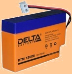 Аккумуляторная батарея 12V/0.8Ah  Delta DTM 12008 (12В/0.8 А·ч) 12008 - фото