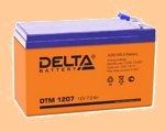 Аккумуляторная батарея для ибп 12V/7.2Ah Delta DTM 1207 (12В/7.2 А·ч) 1207 (АКБ) (1272) - фото