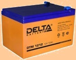 Аккумуляторная батарея 12V/12Ah  Delta DTM 1212 (12В/12 А·ч) 1212 (АКБ) - фото