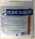 ЛОНГАФОР (таблетки 200г) медленный 2.6 кг (Химия для бассейна) - фото