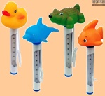 Термометр для бассейна с игрушкой - фото