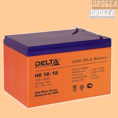 Аккумуляторная батарея (АКБ) к ибп Delta HR 12-12 (12В/12 А·ч) 12-12 (12120)