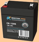12V/5Ah ВОСТОК СК 1205 Аккумуляторная батарея для ибп - фото