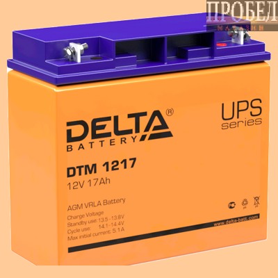 Готовое решение Инвертор SMP550EI +12V/17Ah Delta DTM 1217