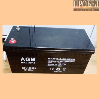 АКБ для ибп 12V/200Ah AGM GPL 12200