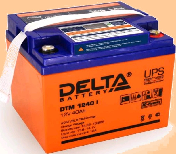 Delta DTM 1240 I Батарея для ибп - фото