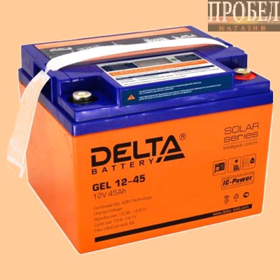 GEL 12-45 Батарея для ибп  Delta - фото