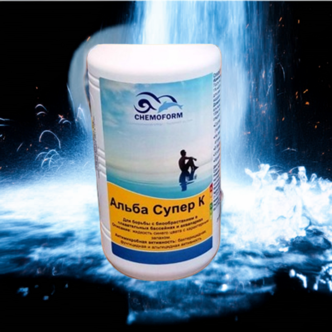 Альгицид Chemoform Альба супер 1л (Химия для бассейна) Альгитин - фото2