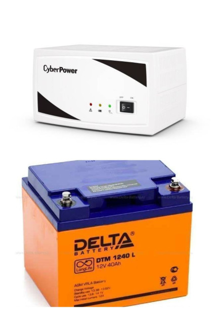 Готовое решение Инвертор Cyber Power SMP350EI +12V/40Ah  - фото2