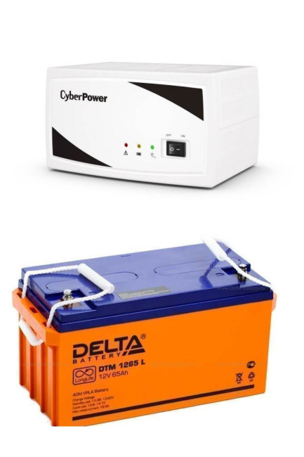 Готовое решение Инвертор Cyber Power SMP750EI +12V/65Ah  - фото2