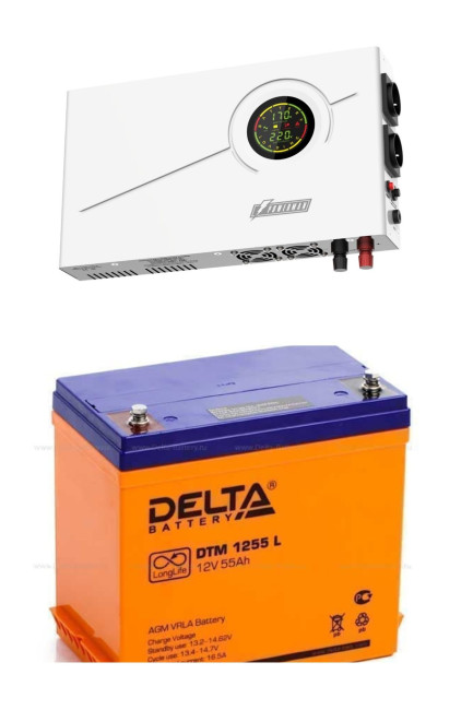 Готовое решение ИБП POWERMAN Smart 1000 INV +12V/55Ah  - фото2