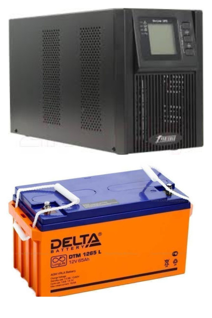 Готовое решение ИБП POWERMAN Online 1000 Plus +12V/65Ah  - фото2
