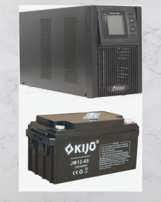 Готовое решение ИБП POWERMAN Online 1000 Plus +12V/65Ah  - фото