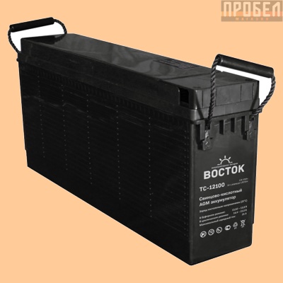 Аккумуляторная батарея к ибп (АКБ) ТС-12100  для насосов и котлов,питание систем связи - фото