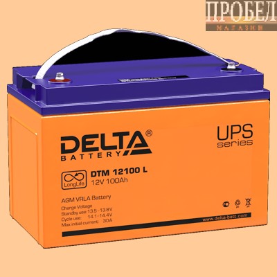 Аккумуляторная батарея 12V/100Ah Delta DTM 12100L