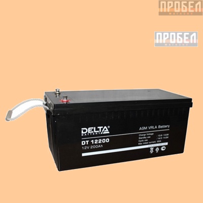 Аккумуляторные батареи Delta DT 12200 (12В/200 А·ч) 12200