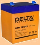 Аккумуляторная батарея для ибп 12V/4,5Ah  Delta DTM 12045 (12В/4.5 А·ч) 12045 - фото