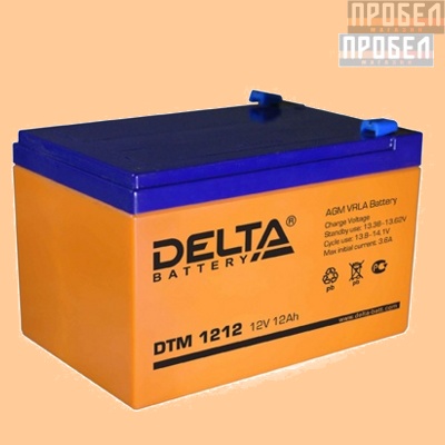 Аккумуляторная батарея 12V/12Ah  Delta DTM 1212 (12В/12 А·ч) 1212 (АКБ)