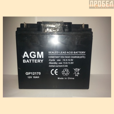 (АКБ) для ( Ибп ) 12V/17Ah AGM GP 12170 - фото