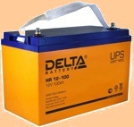 Аккумуляторная батарея (АКБ) к ибп Delta HR 12-100 (12В/100 А·ч) 12-100 - фото