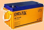 Аккумуляторная батарея (АКБ) к ибп Delta HR 12-65 (12В/65 А·ч) 12-65 (10-12 лет) - фото