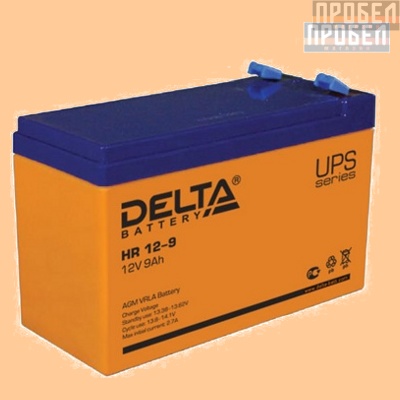 Аккумуляторная батарея (АКБ) к ибп Delta HR 12-9 (12В/9 А·ч) 12-9 (1234)