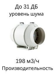 Вытяжной вентилятор VAKIO AirFlow 100P - фото