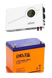 Готовое решение ИБП POWERMAN Smart 500 INV +12V/55Ah Delta DTM 1255 L - фото