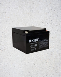 Аккумуляторная батарея  KIJO JS12-26Ah  (М6) - фото