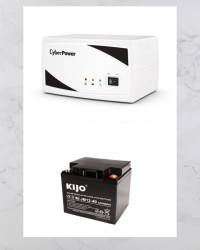 Готовое решение Инвертор Cyber Power SMP350EI +12V/40Ah  - фото