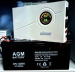 AGM GPL 12200+PowerMan Smart 1000 INV Инвертор,Готовое решение для газового котла - фото