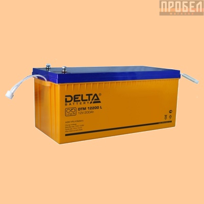 Аккумуляторная батарея (АКБ)  к ибп Delta DTM 12200 L (12В/200 А·ч) 12200 L (12-200) для насосов и котлов